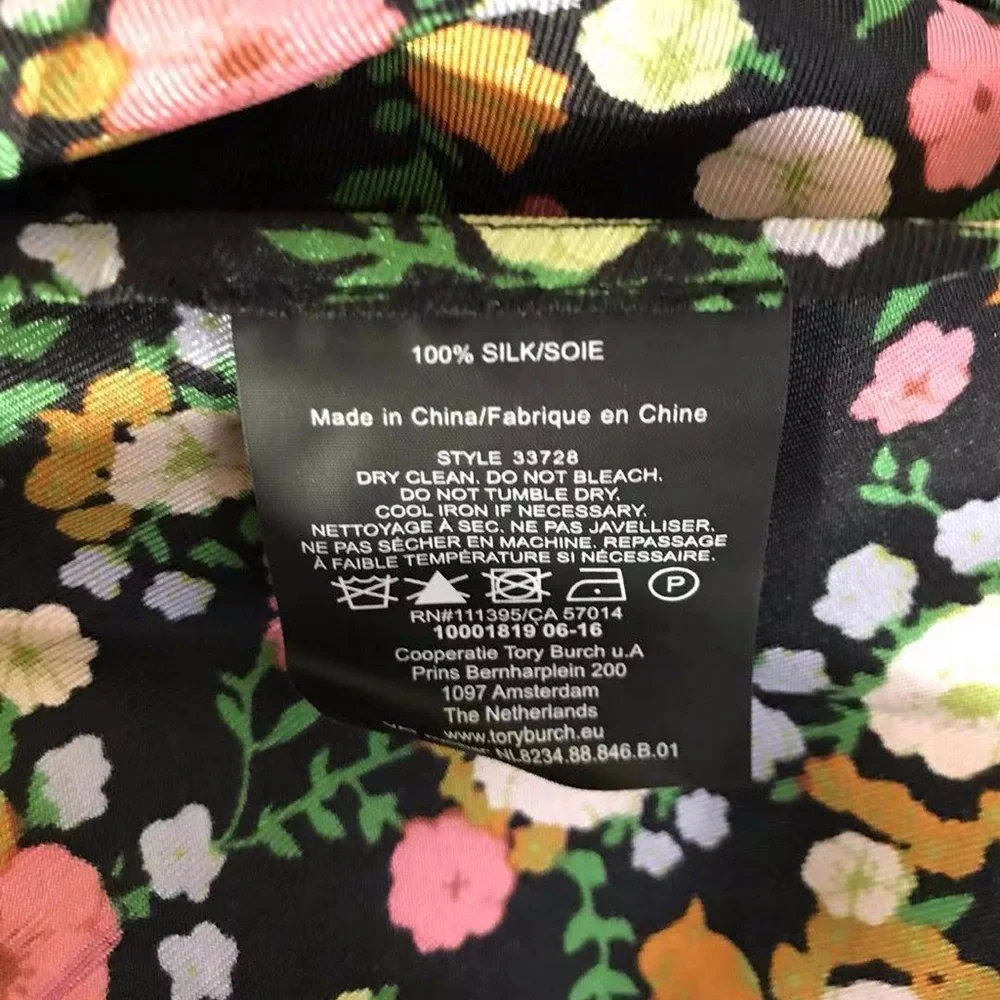 NWT $350 Tory Burch Ryder Silk Floral Dress